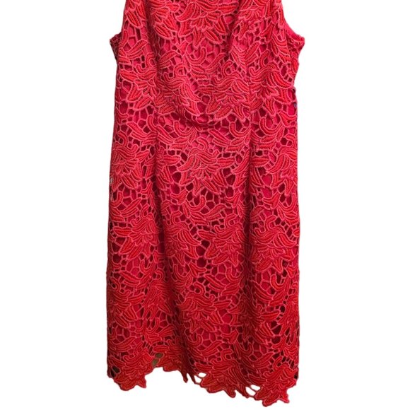 EUC | Aidan Mattox | Crochet Midi Dress | Size: 14 - Picture 3 of 15